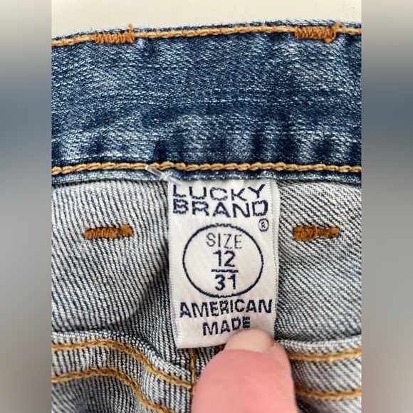 Mid-Rise Flare Lucky Brand Dungarees by Gene Monestano - Picture 4 of 11